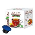 FoodNess Black Tea Lemon & Saffron package and pod for Dolce Gusto

