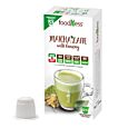 FoodNess Matcha Latte package and capsule for Nespresso
